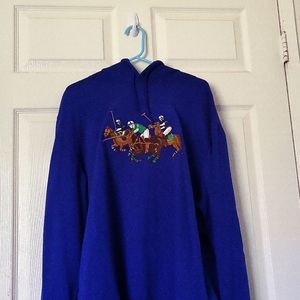 Polo Ralph Lauren 3 pony blue sweater